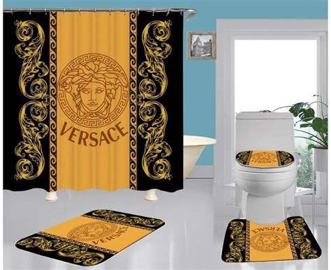 replica versace shower curtain|versace prayer mat.